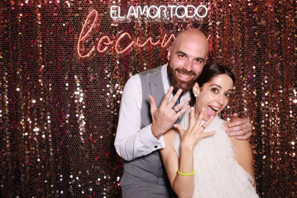 Fotomatón evento Laura y Borja